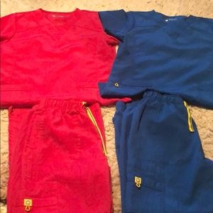 Two sets of wonder wink nursing scrubs